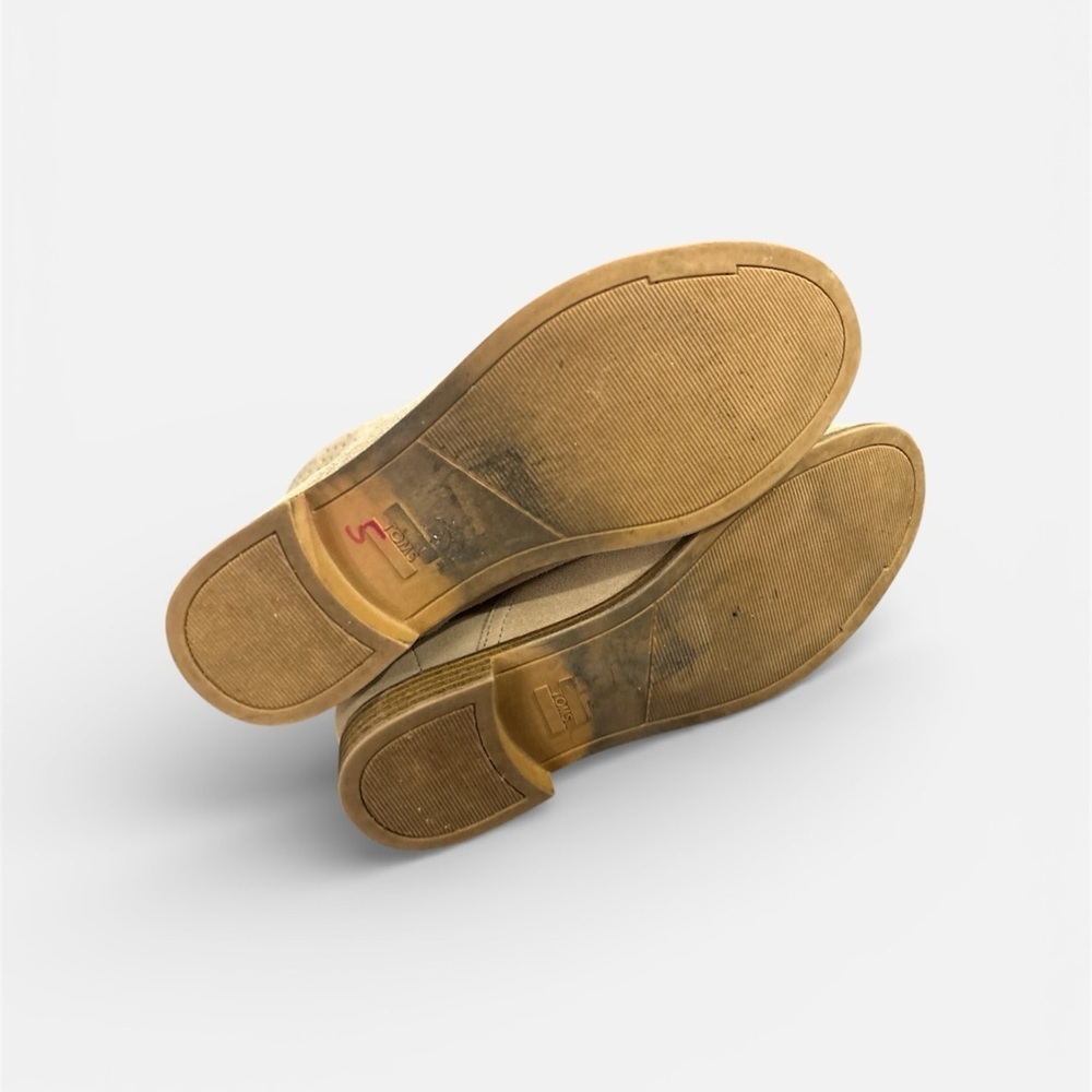 Toms Serra Women's Tan Suede Heeled Boots - Picture 6 of 6